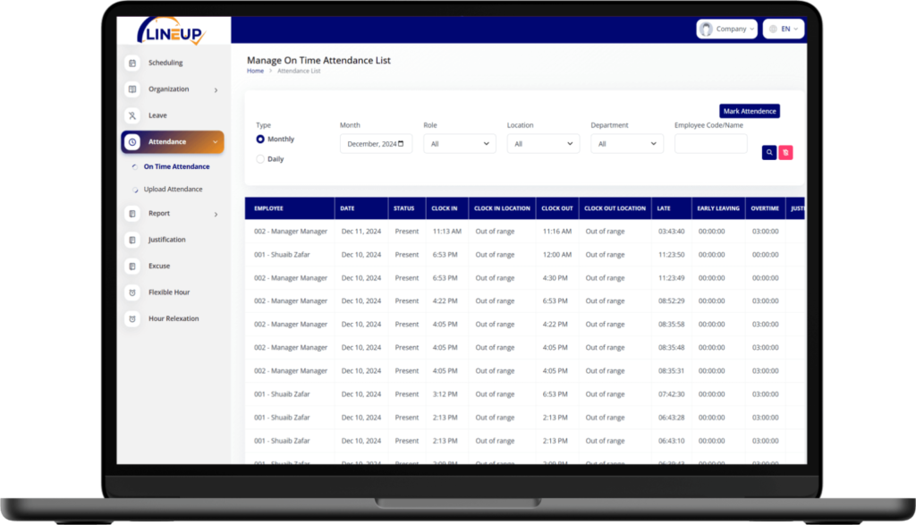 Staff Scheduling Portal